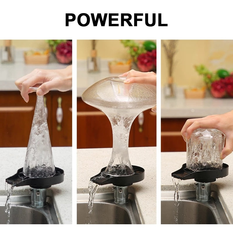 Glass Rinser for Kitchen Sink Automatic Cup Washer – Cup Washer